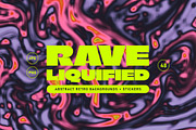 Liquid Rave Abstract Texture Set, a Texture Graphic by angelainthefields (Thumbnail 1 of 7)