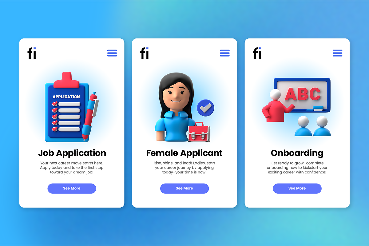 3D Staffing and Employment Icon Set, a Characters & Person 3D Model by Flat Icons (Photo 6 of 8)