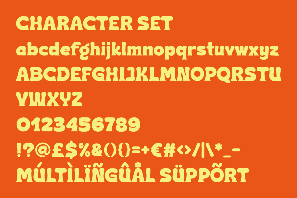 Groopa Bold Groovy Autumn Font, a Font by PutraCetol Studio (Photo 5 of 5)