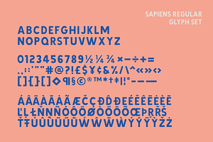 Sapiens Font Family