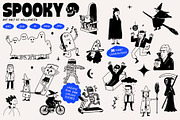 Spooky funny vector illustration, an Illustration by dicreate (Thumbnail 2 of 11)