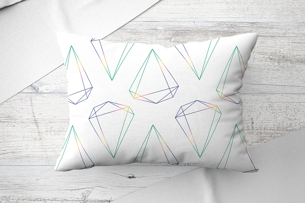 20 Rainbow Geometric Frames, a Decorative Illustration by ChicGraphix (Photo 9 of 11)