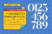 Cornella Display Retro 90's Font, a Serif Font by Vampstudio (Thumbnail 13 of 13)