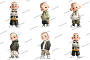 Just Boys Clipart Bundle, an Illustration by DreamArtGraphic (Thumbnail 2 of 5)