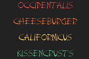 Tokyo City Handwritten Display Font, a Font by Megasetcollections (Thumbnail 10 of 20)