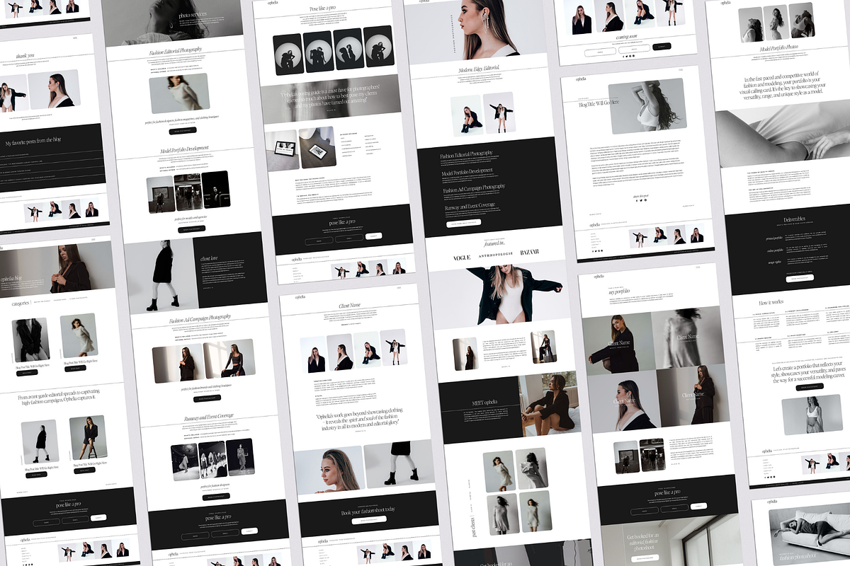 Showit Photographer Website Template, a Landing Page Template by Blush Created (Photo 8 of 11)