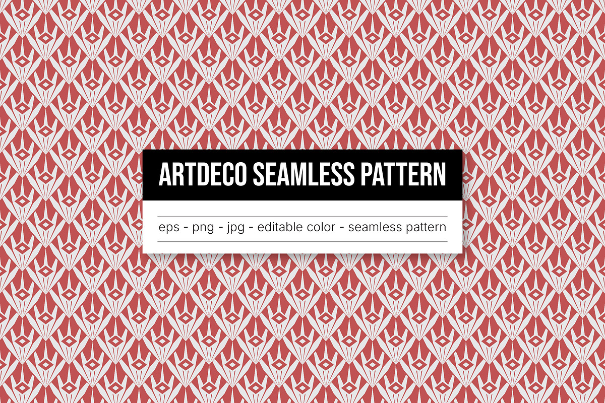 Elegant Art Deco Seamless Pattern, a Pattern Graphic by Sundaylab (Photo 1 of 3)