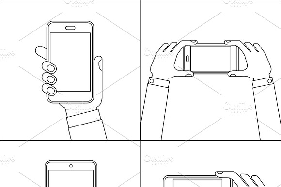 Set Of Line Icons