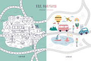 City Map Creator (cartoon clipart), an Object Graphic by Graphic Art (Thumbnail 9 of 13)