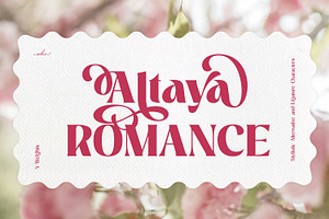 Altaya Romance | Romantic Display