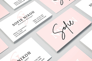 Feminine Business Card Template