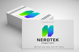 Nerotek Letter N Logo, a Branding & Logo Template by Design_Planet