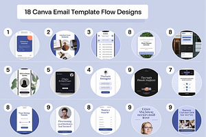 18 Canva Email Template Flow Designs