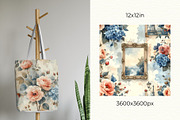 Vintage French Seamless Patterns, a Pattern Graphic by Anna Design Studio (Thumbnail 5 of 6)