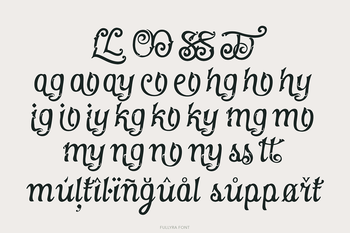 Fullyra Script, a Script Font by TypeClassHeroes (Photo 14 of 15)