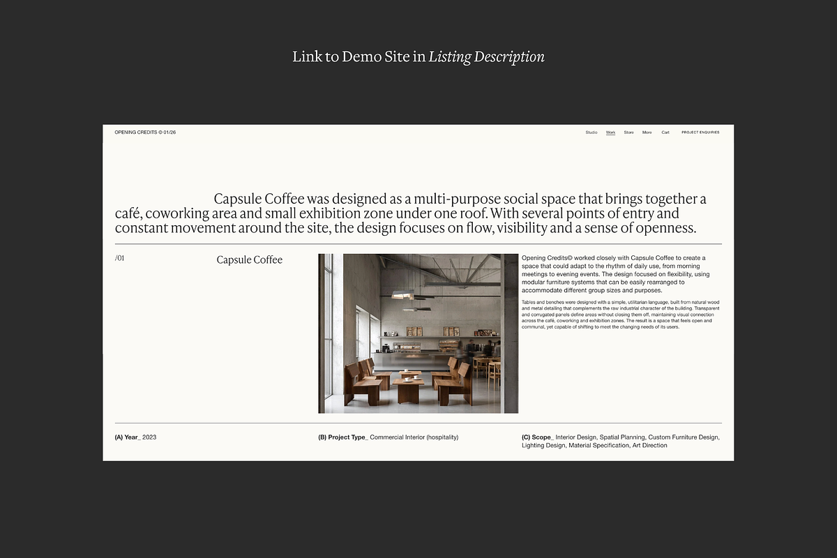 Editorial Squarespace 7.1 Template, a Squarespace Template by Studio TSM (Photo 5 of 17)