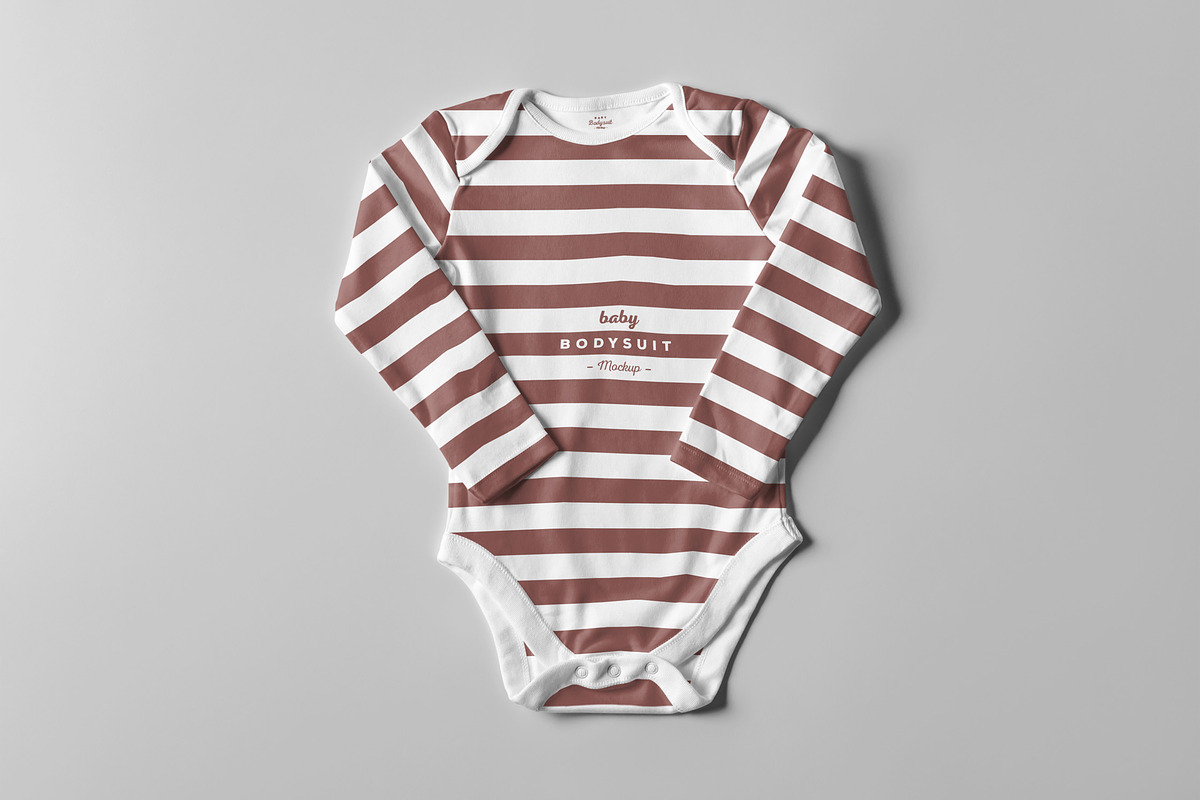 Baby Bodysuit Mock-up 2, a Shirt Mockup by Yogurt86 (Photo 4 of 11)