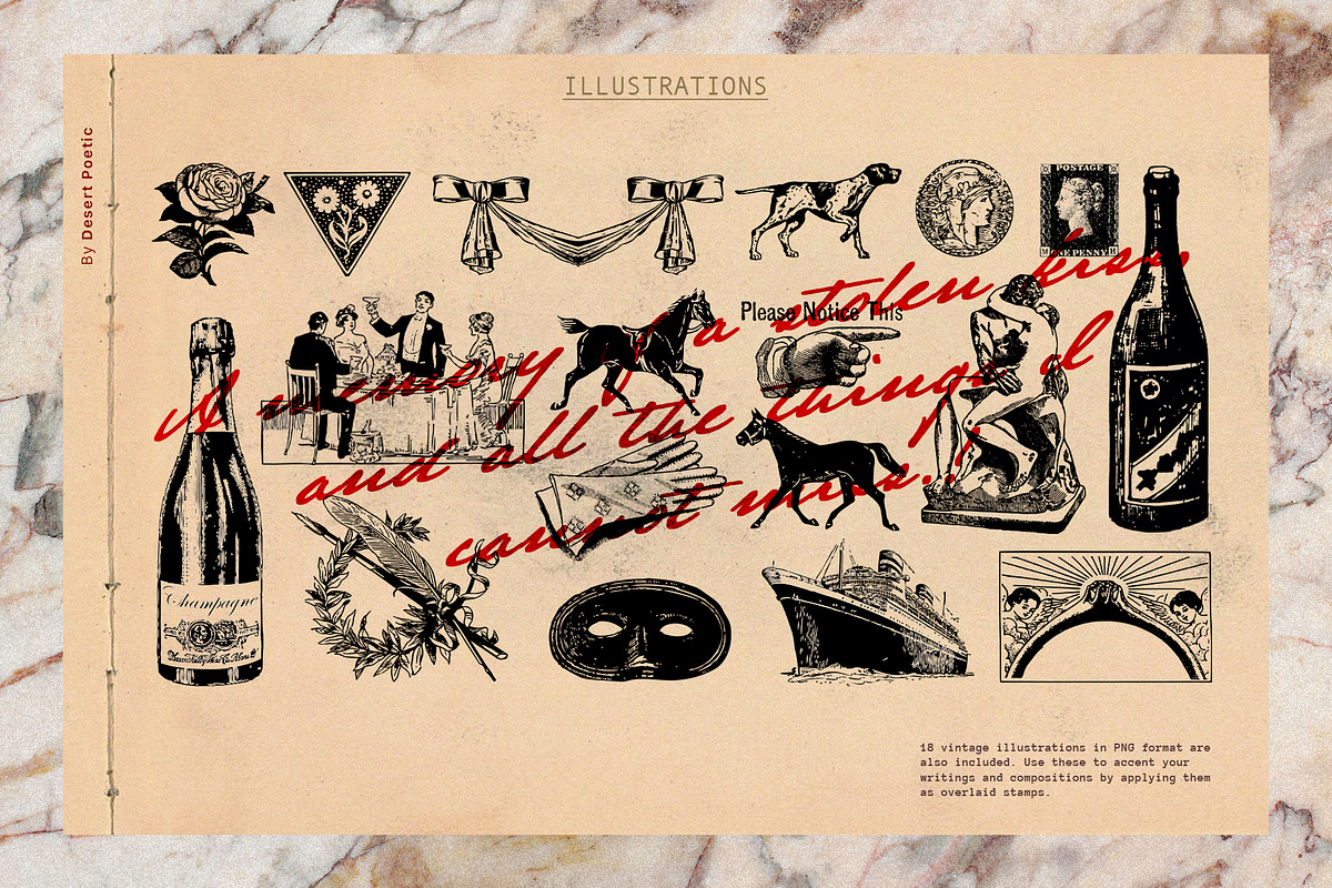 WRITTEN AFFAIR Collage Pack, an Object Graphic by Desert Poetic (Photo 15 of 19)