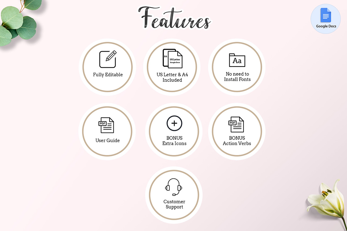 Google Docs Resume Template 01, a Resume Template by GResume (Photo 7 of 8)