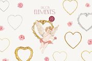 FEBRUARY Romantic Watercolor Set, an Object Graphic by Kaleriia (Thumbnail 6 of 12)