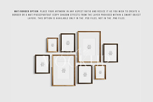 Gallery Wall Mockup Set Of 8 16