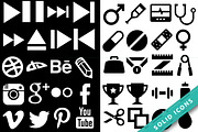 1300+ Vector Icons Set, a Solid Icon by Optimistic Designs (Thumbnail 4 of 4)