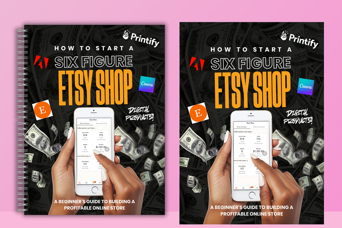 Start your Digital Store E-book MRR, a Marketing Template by Lux Logo Studios (Photo 5 of 5)