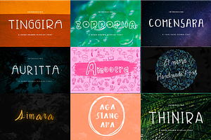 26 Handwritten Fonts Bundle