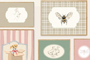 Animals Nursery Wall Art Prints, a Background Graphic by whiteheartdesign (Thumbnail 15 of 17)