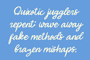 CS Danica Pixel, a Script Font by Craft Supply Co. (Thumbnail 3 of 8)