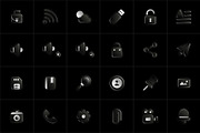 Dark UI icons, an Icon by OPALE (Thumbnail 2 of 13)