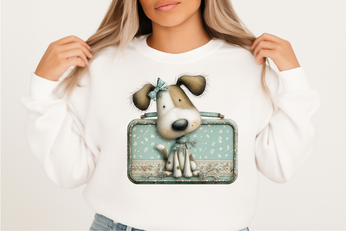Whimsical Summer Dogs Clipart Bundle, an Illustration by SVGArt (Photo 3 of 9)