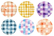 Pastel Gingham Circles PNG, an Illustration by SinaCreation (Thumbnail 3 of 5)