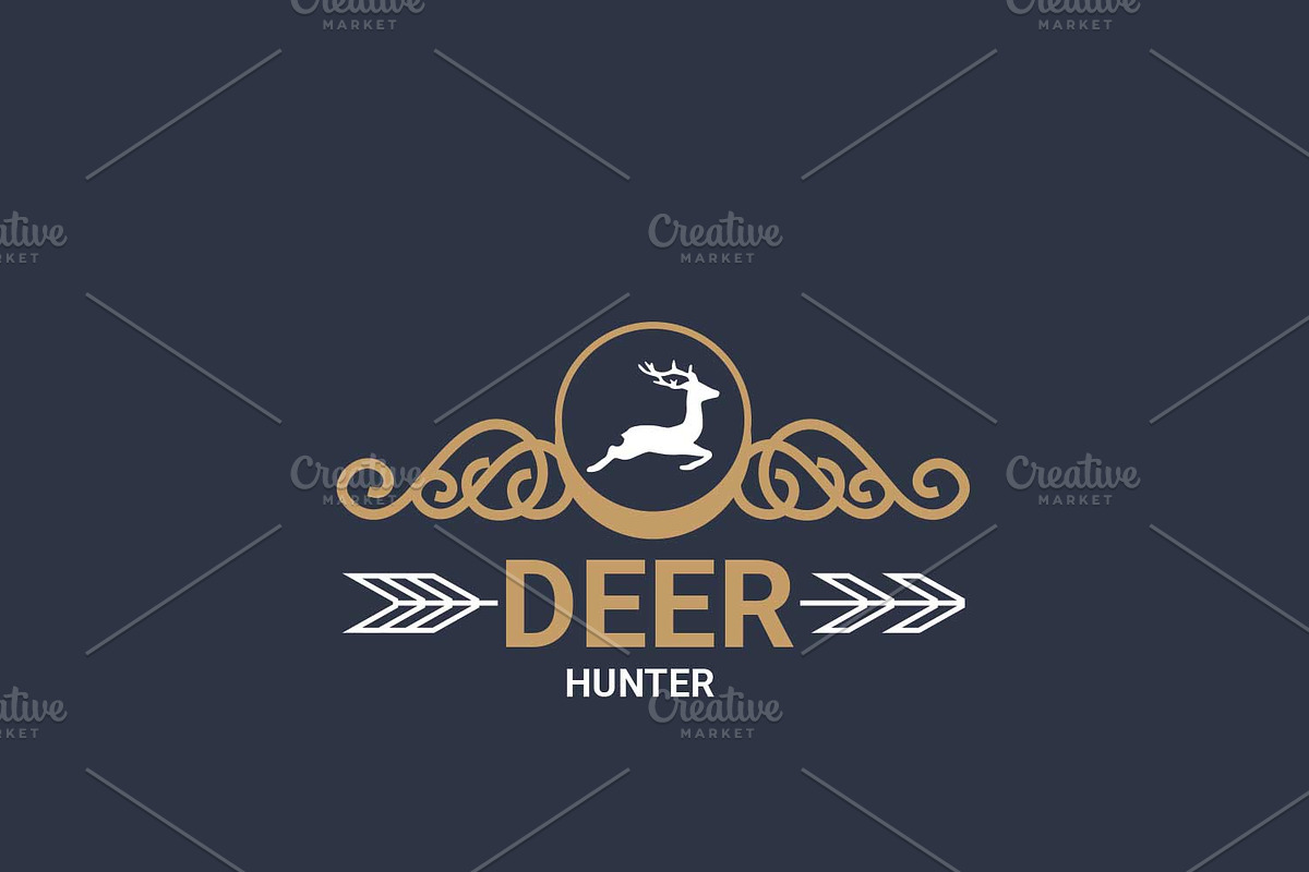 DEER HUNTER Logo, a Branding & Logo Template by Design_Creator (Photo 2 of 5)