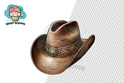 Cowboy Clipart Western Vintage, a Decorative Illustration by QM_ART (Thumbnail 6 of 17)