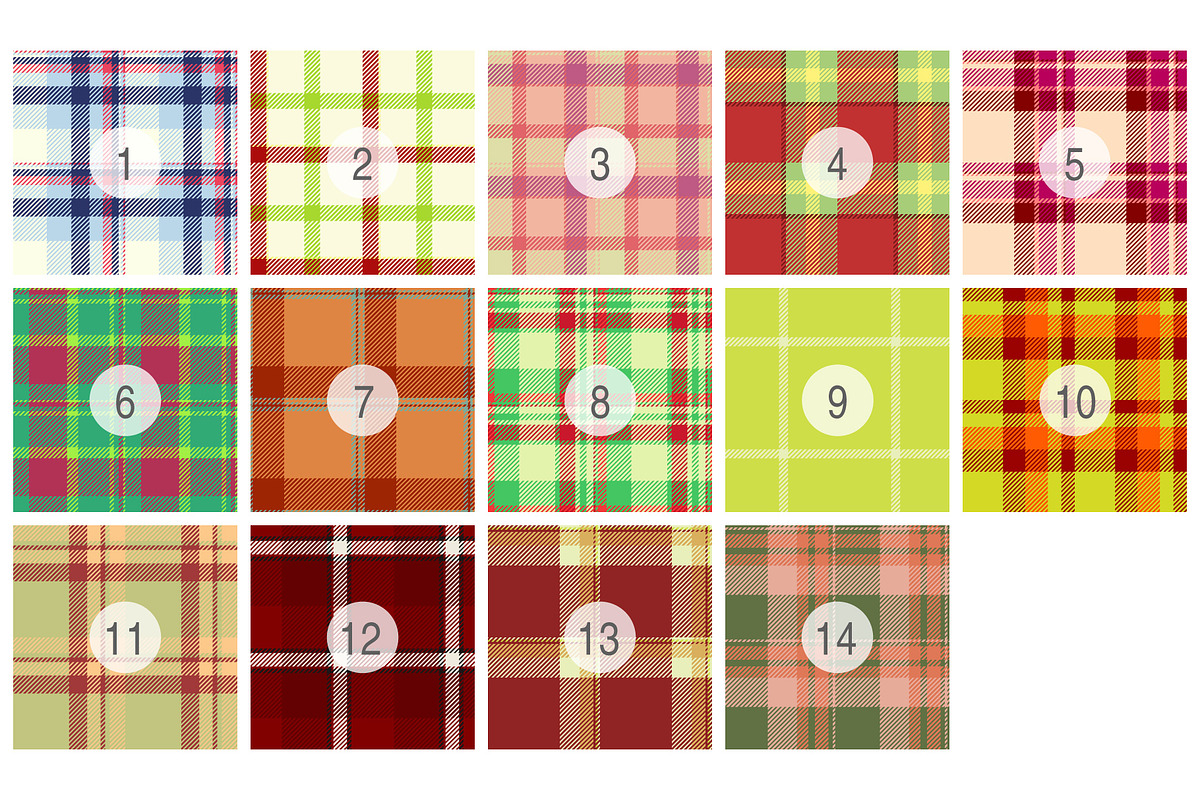 #144 Christmas Patterns, a Pattern Graphic by Plaid4You (Photo 2 of 5)