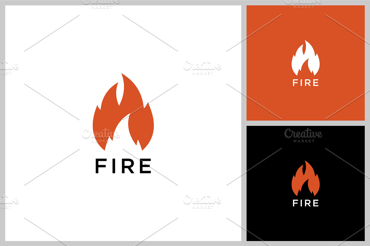Fire Flame Logo design vector, a Branding & Logo Template by quadrazo