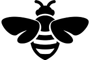 Bee Silhouette Bundle, a Background Graphic by Creativeshirt (Thumbnail 7 of 18)