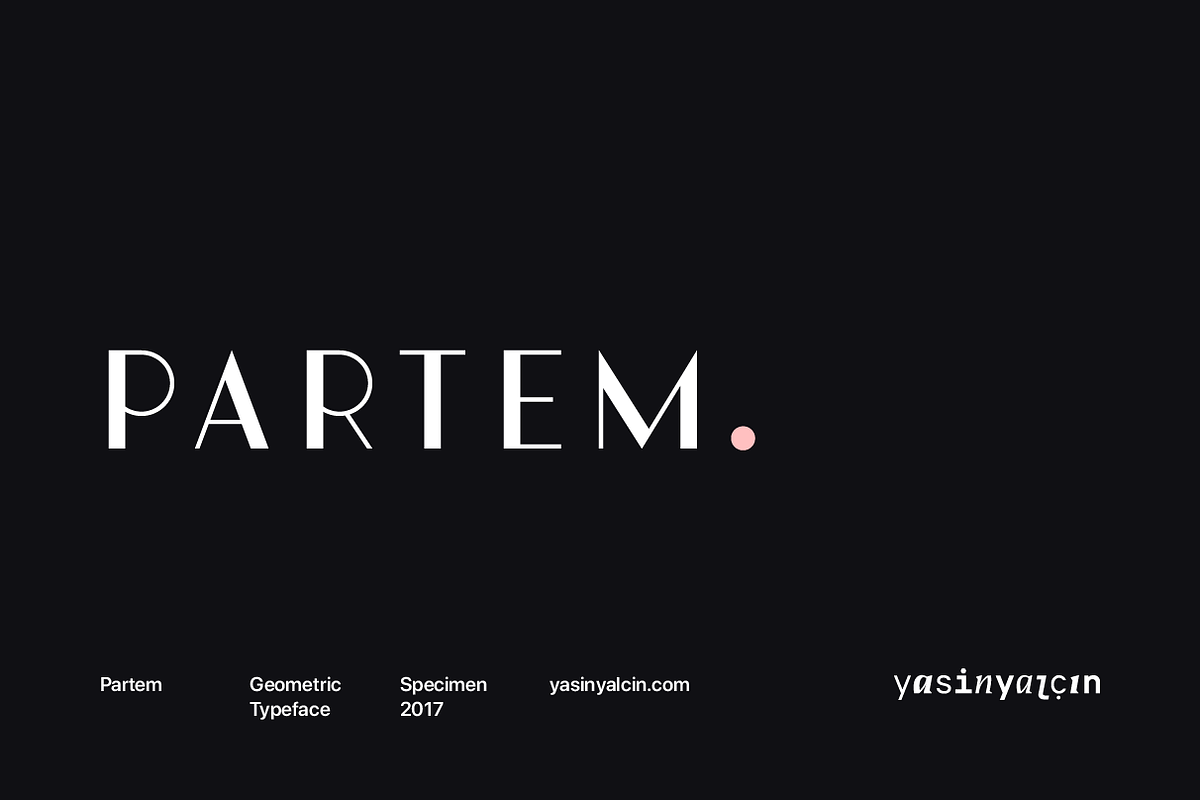 Partem Typeface