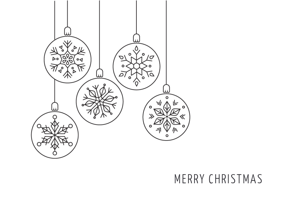 20 geometric snowflakes icons set, an Outline Icon by Marish (Photo 3 of 4)