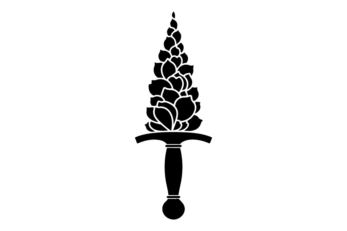 Ornamental Dagger Silhouette Bundle, an Object Illustration by Gaye Art (Photo 22 of 31)