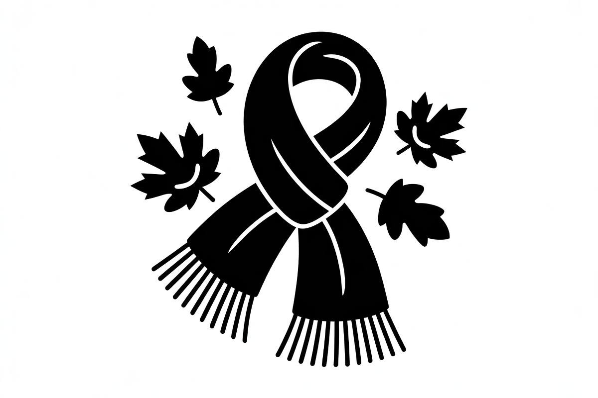 Autumn Girl Silhouette with Scarf, a Graphic by Creativeshirt (Photo 7 of 9)