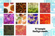 Retro Abstract for Procreate, a Brush Add-On by Sofydoll Designs (Thumbnail 7 of 10)