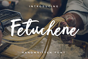 Fetuchene, a Script Font by Nikolay Chirkov (Thumbnail 1 of 4)