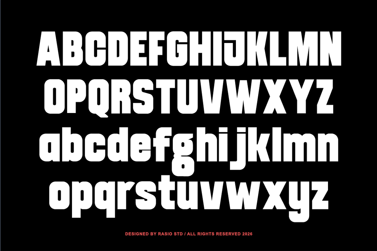 Grillo Bold Headline Sans Serif Font, a Sans Serif Font by Rasio Studio (Photo 2 of 8)