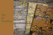 forest animals watercolor, a Pattern Graphic by watercolor kamill (Thumbnail 10 of 12)