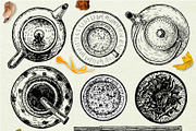 Tea Sketch Collection, an Object Graphic by Live line (Thumbnail 2 of 10)