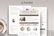 Media Kit for Blogger BM005, a Flyer Template by Draca Design Co (Thumbnail 2 of 4)