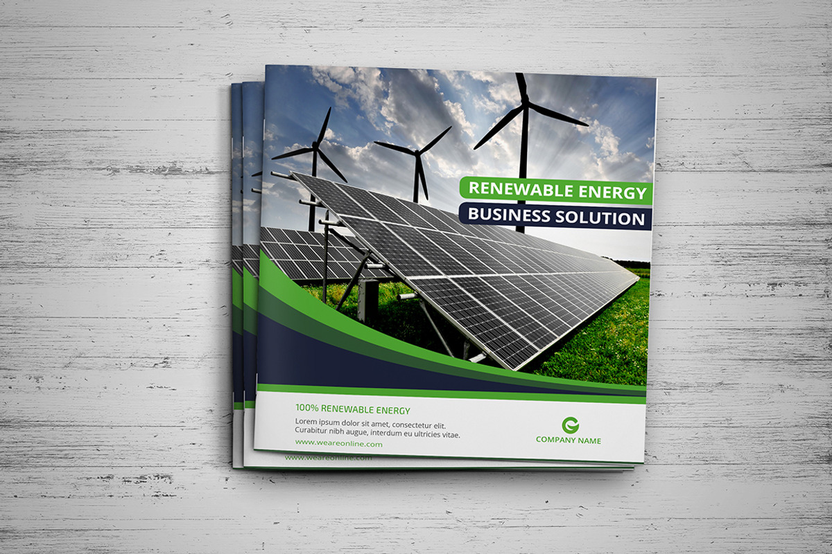 Renewable Energy Brochure Bundle, a Brochure Template by design_pick (Photo 11 of 15)