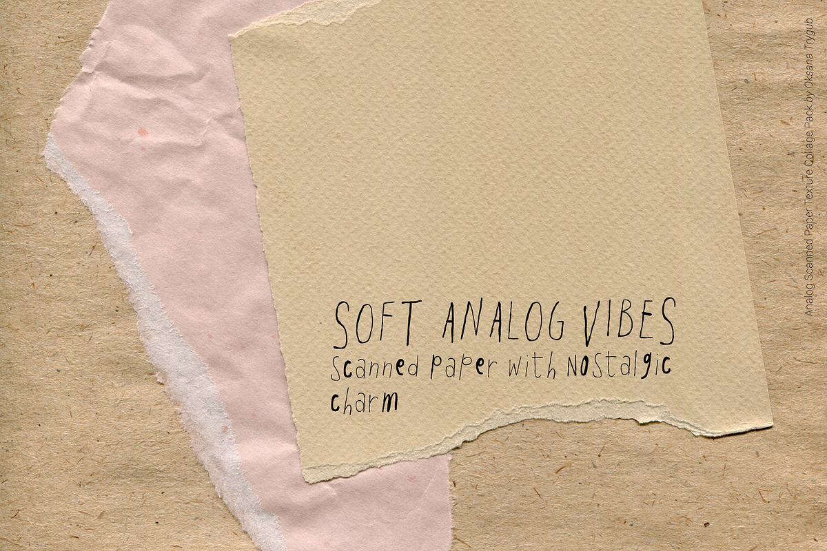 Scanned Paper Texture Collage Pack, a Texture Graphic by Oksana Trygub (Photo 7 of 16)